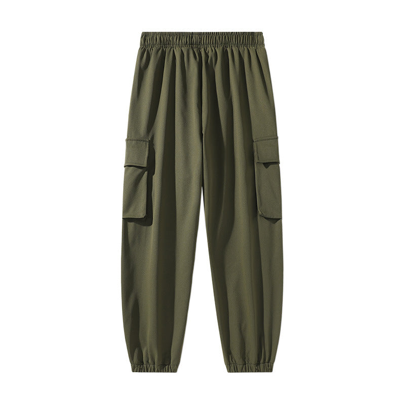 Men's Urban Utility Jogger with Oversized Cargo Pockets, Drawstring and Elastic Ankles Chichicherry