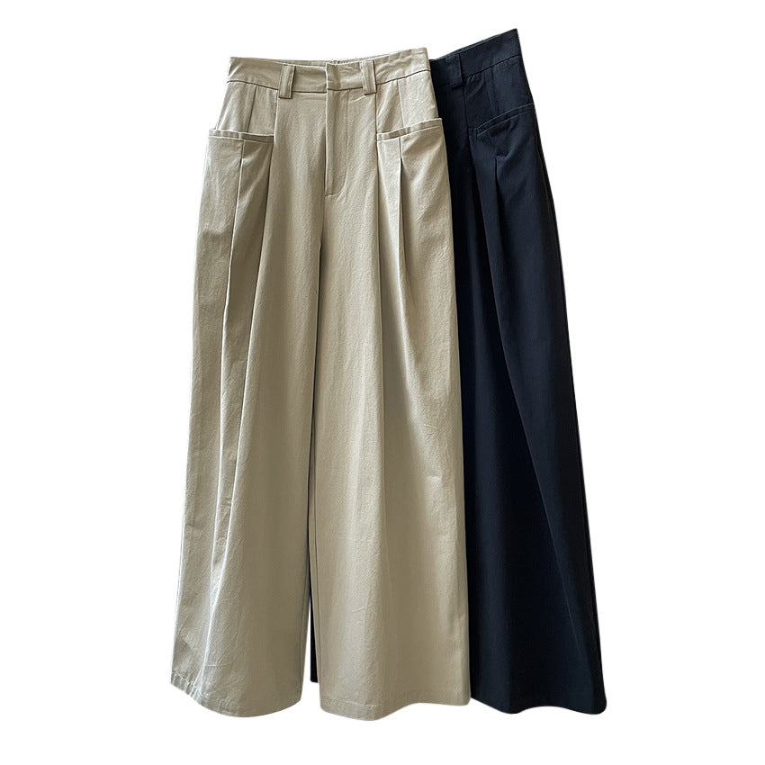 Women's High-Waisted Wide Pleated Balloon Baggy Pants Chichicherry