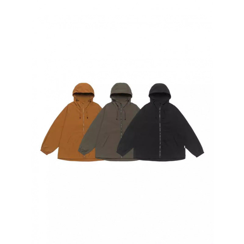 Unisex Oversized Hooded Jacket in Parka Style with Extended Back and Drawstring Chichicherry
