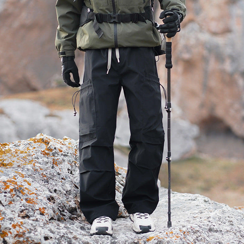 Men's outdoor cargo pants with reinforced knees, water-repellent and breathable Chichicherry