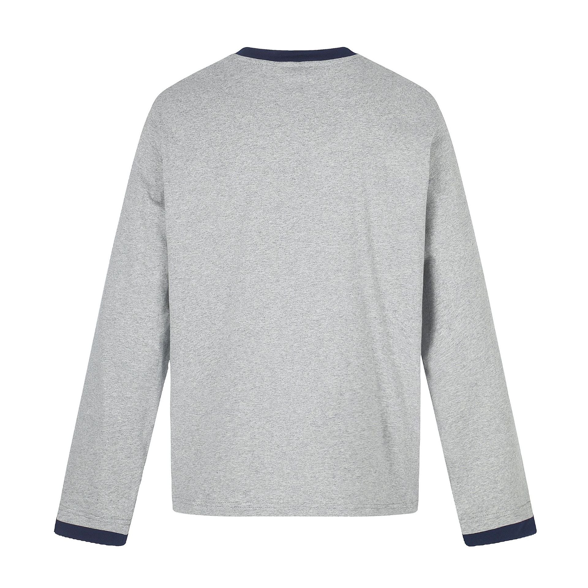 Men's long sleeve sweatshirt with contrast cuffs and Eagle Star print Chichicherry
