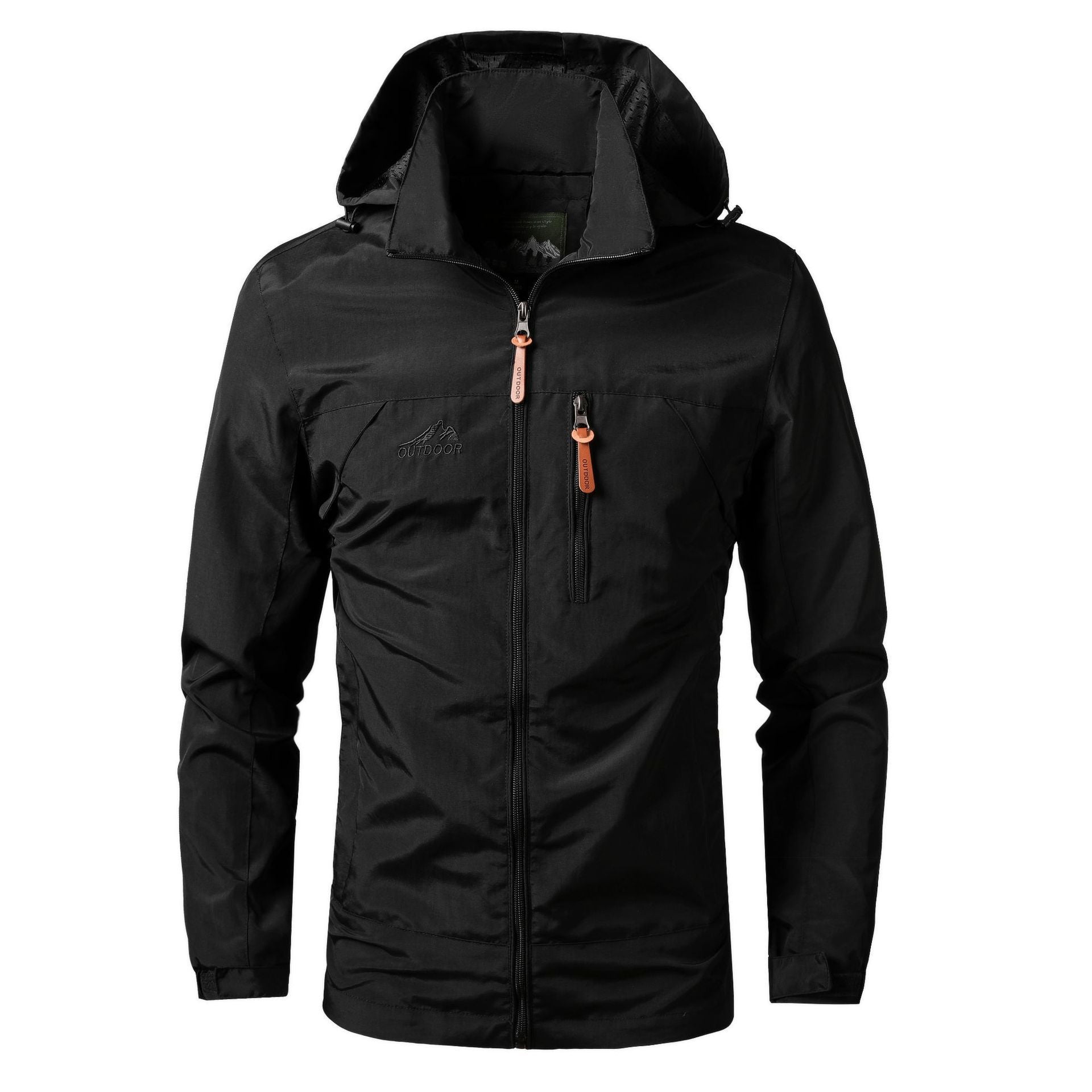 Men's lightweight outdoor field jacket with hood, breathable lining and multifunctional pockets Chichicherry