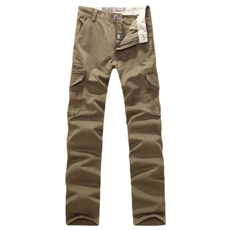 Men's cargo pants in utility style with multiple pockets and reinforced knees Chichicherry