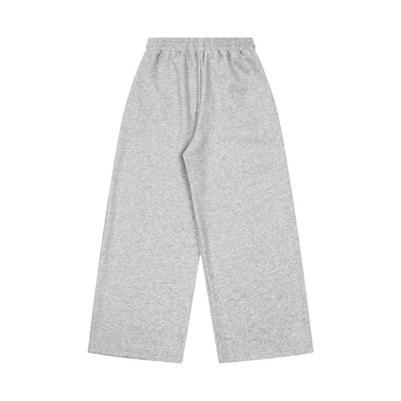 Women's Wide Culotte Lounge Pants with High Comfort Waistband, Drawstring and Star Flag Print Chichicherry