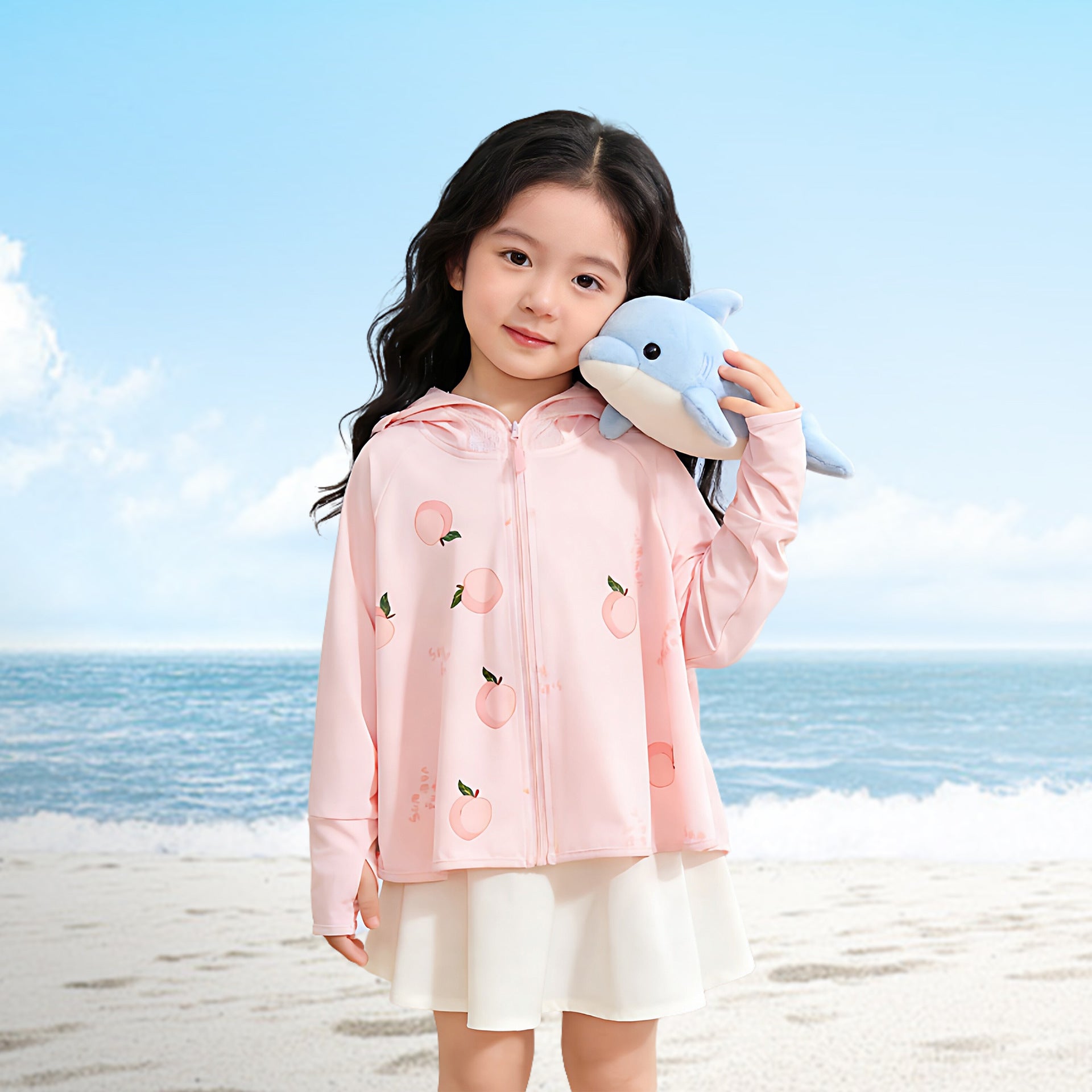 Women's UV protection jacket with hood and lightweight cotton material Chichicherry