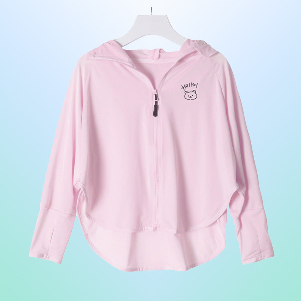 Women's lightweight UV protection jacket with practical hood Chichicherry