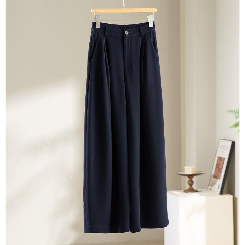 Women’s palazzo pants with high waist, crease and elastic waistband Chichicherry
