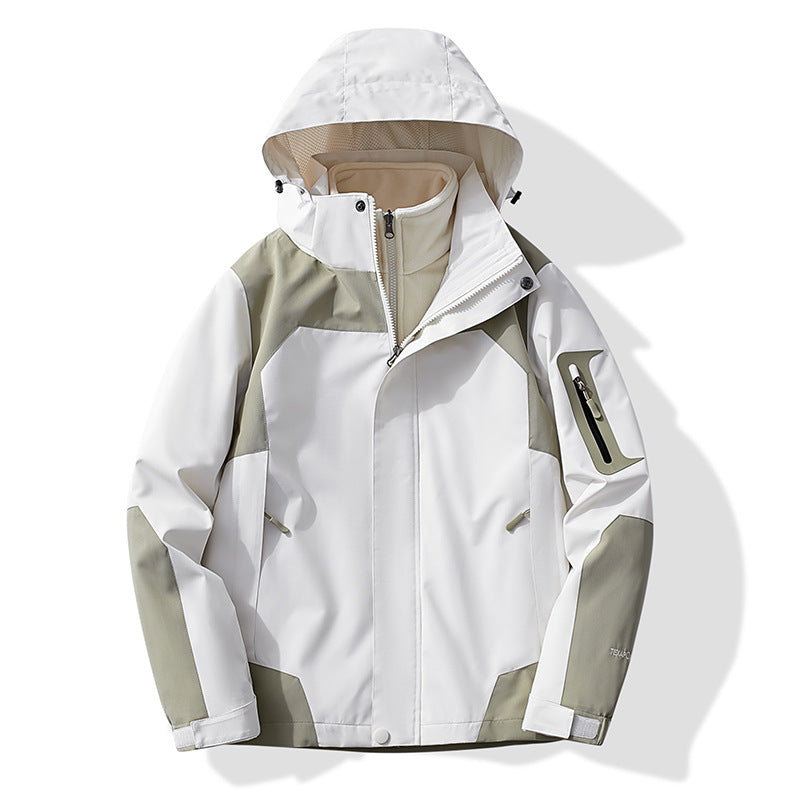 Ladies Multifunctional Trekking Softshell Jacket with removable fleece lining and hood Chichicherry