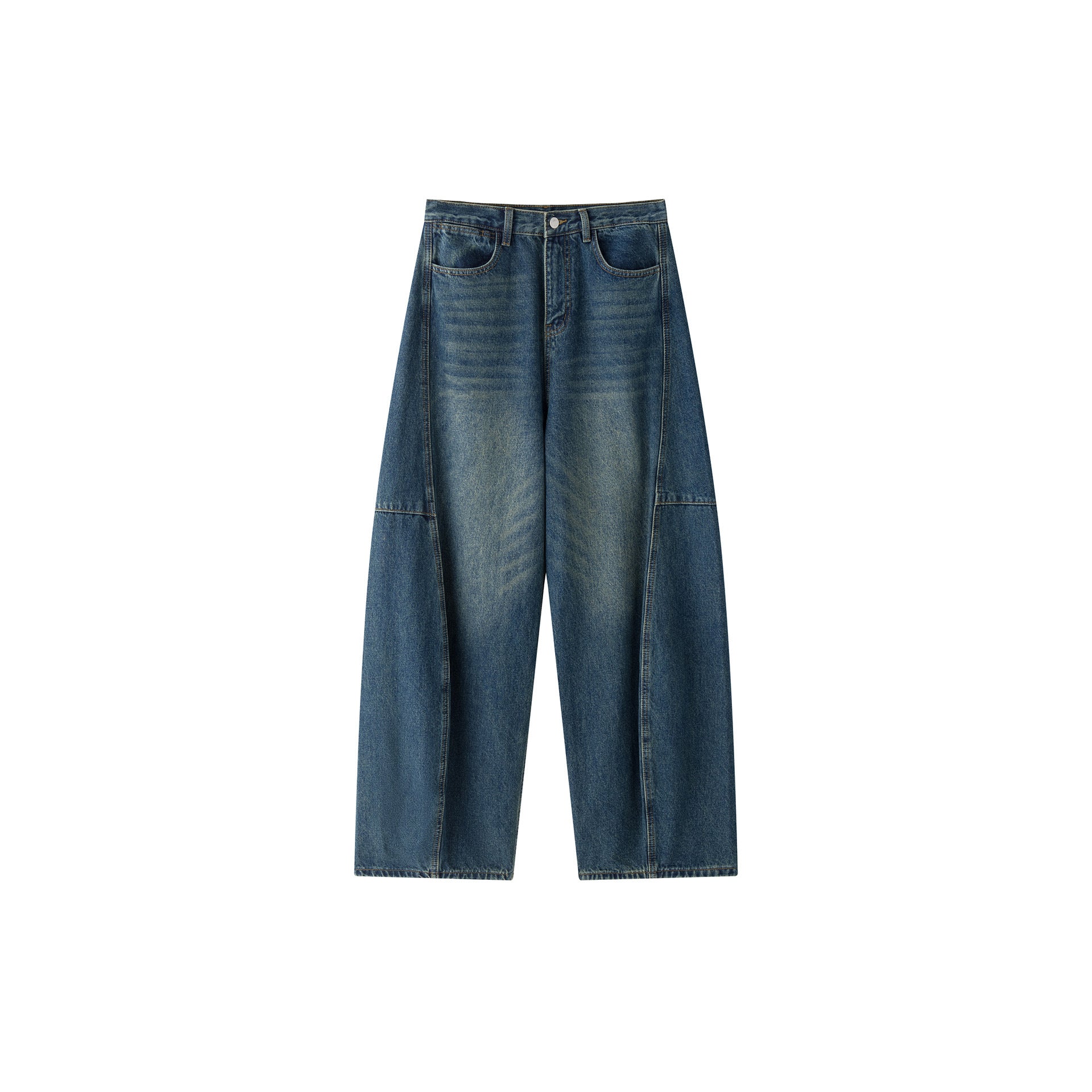 Women's Extra Wide Baggy Jeans in Balloon Cut with High Waist Chichicherry