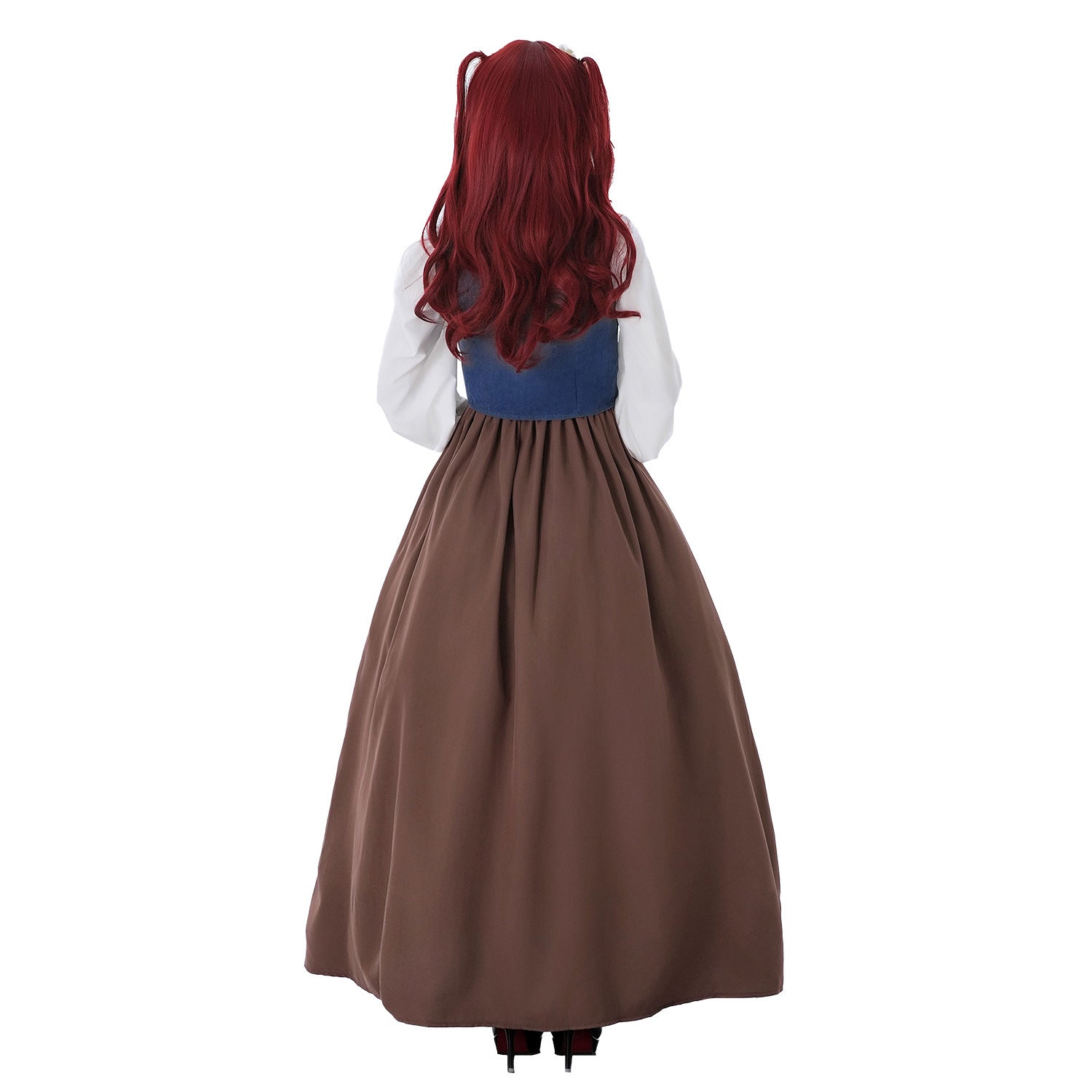 Women’s historical dirndl dress with stylish corset and flowing skirt Chichicherry