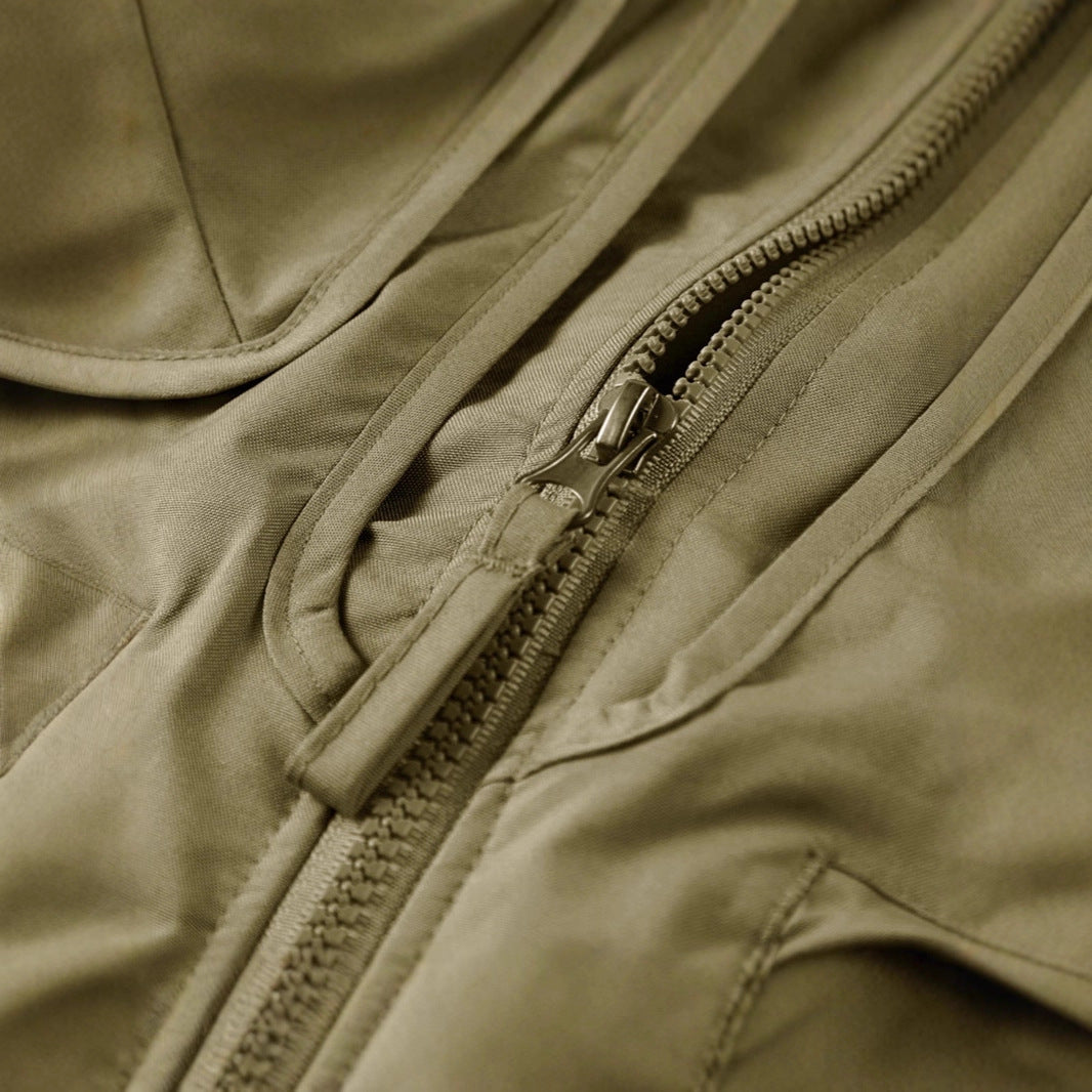 Men's photographer and outdoor utility vest with many multifunctional pockets and continuous zipper Chichicherry