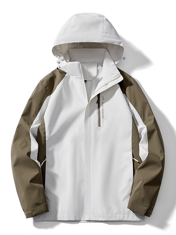 Women's two-layer softshell rain jacket with hood, breathable membrane and chest zip Chichicherry