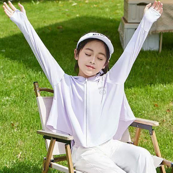 Girl Breathable UV Protection Jacket Chichicherry