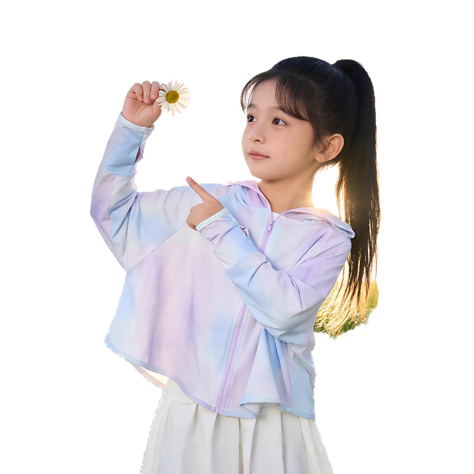 Girl Breathable UV Protection Jacket Chichicherry