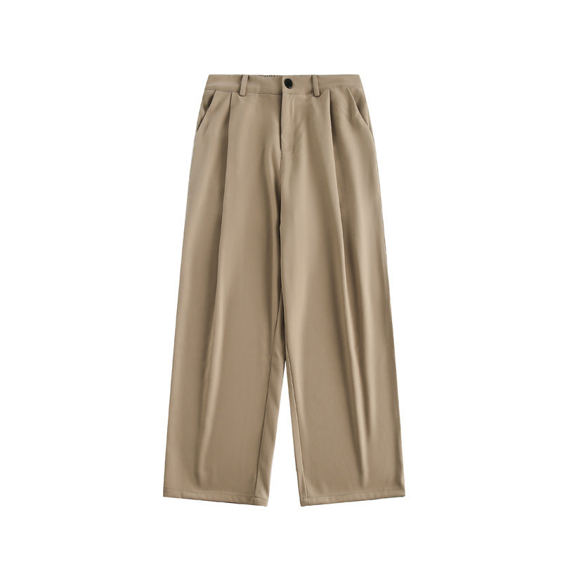 Ladies wide high-waisted trousers with pleats and wide leg Chichicherry