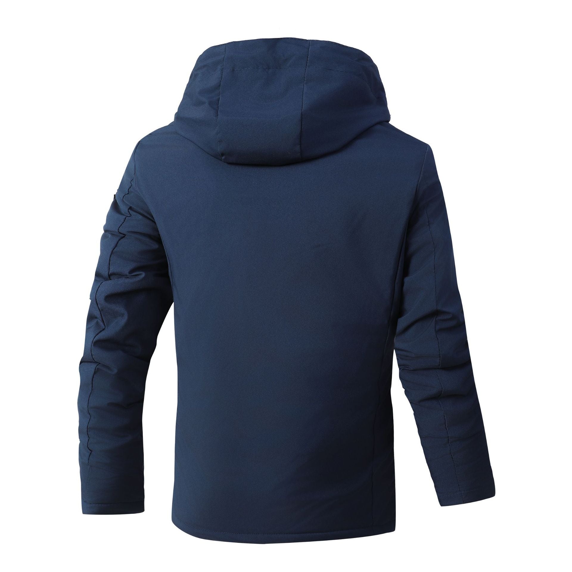 Men's Urban Softshell Parka with Teddy Fleece Lining, Concealed Zipper and Chest Pocket Chichicherry