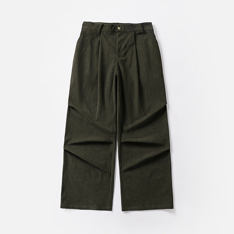 Women pleated trousers with wide leg and high waist Chichicherry