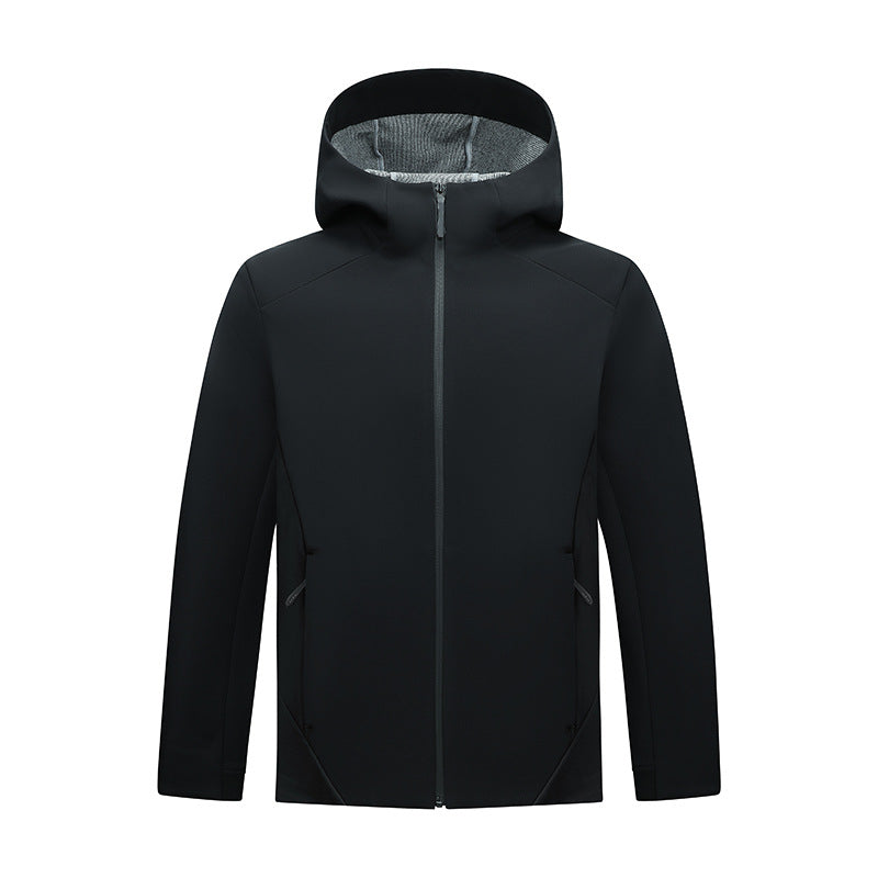 Women's Tailored Softshell Jacket with Hood and Fleece Lining Chichicherry