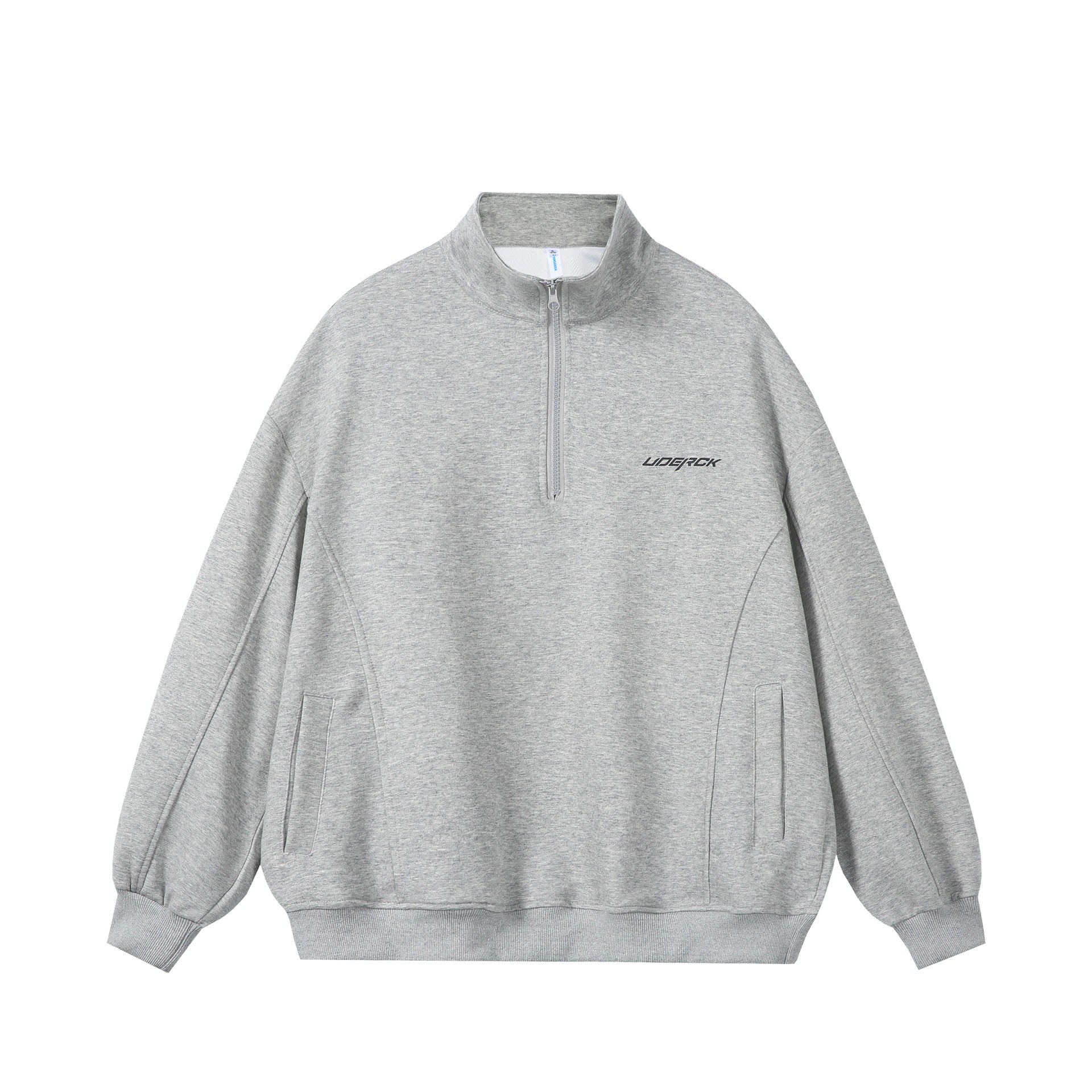 Unisex Oversize-Halfzip-Sweatshirt made of French Terry with Stand-up Collar Chichicherry