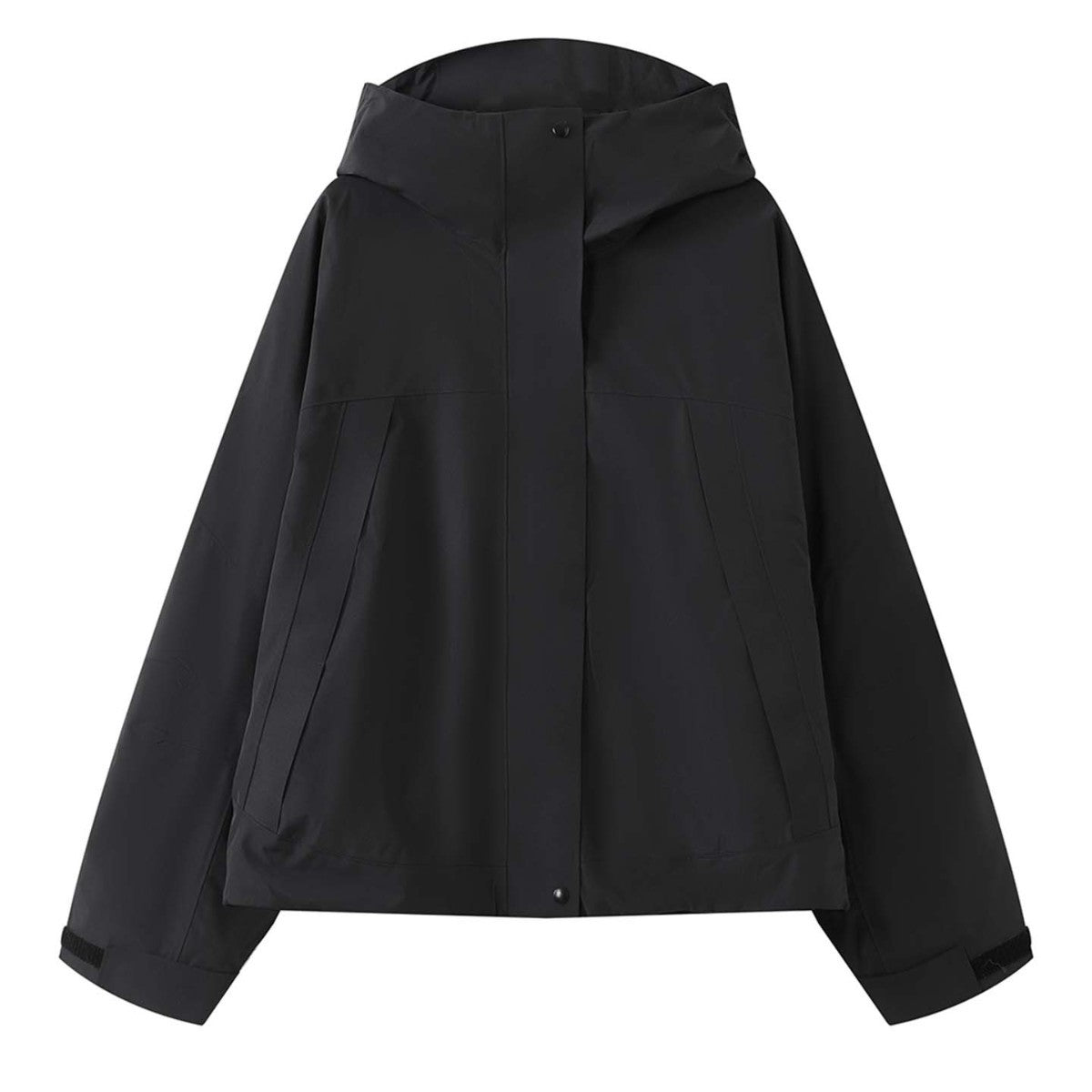 Women Padded Oversize Parka with Hood and Technical Weather Protection Chichicherry