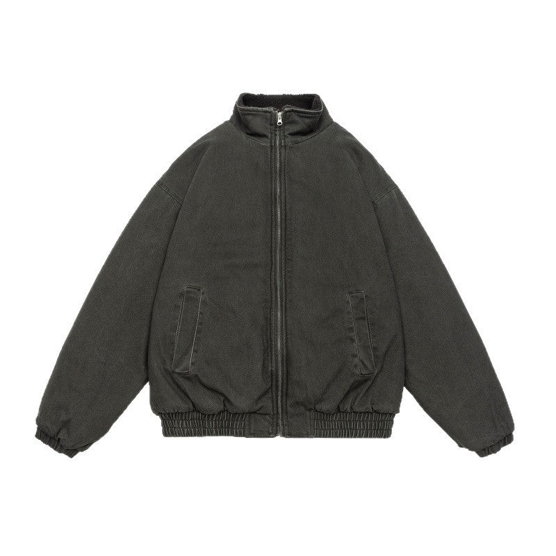Unisex Padded Bomber Jacket with Teddy Lining Chichicherry