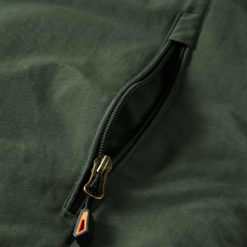 Men's hooded outdoor jacket with teddy fleece lining, windproof shell and multiple pockets Chichicherry
