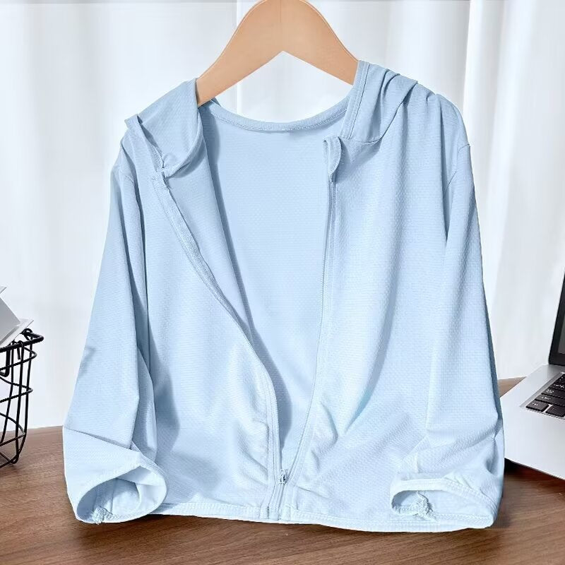 Unisex nan lightweight hooded jacket with breathable mesh structure and full-length zipper Chichicherry