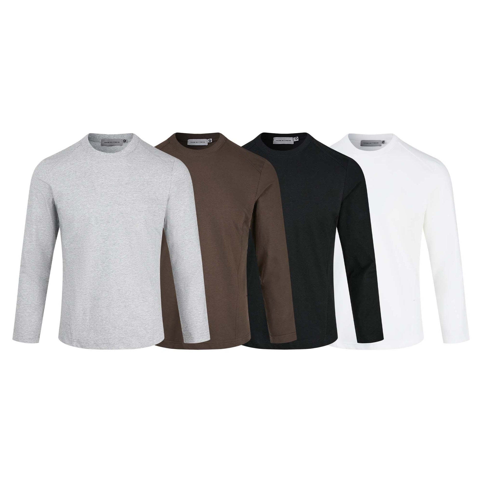 Unisex Breathable Long Sleeve Functional Shirt made of Microfiber with Raglan Sleeves Chichicherry