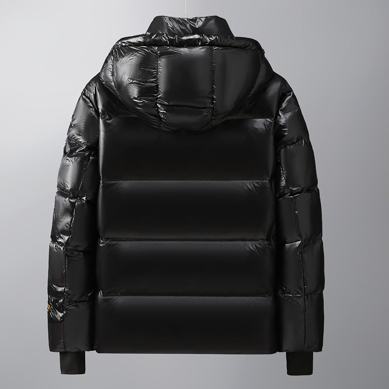 Unisex Glossy Quilted Parka with Metallic Lining and Carry Straps Chichicherry