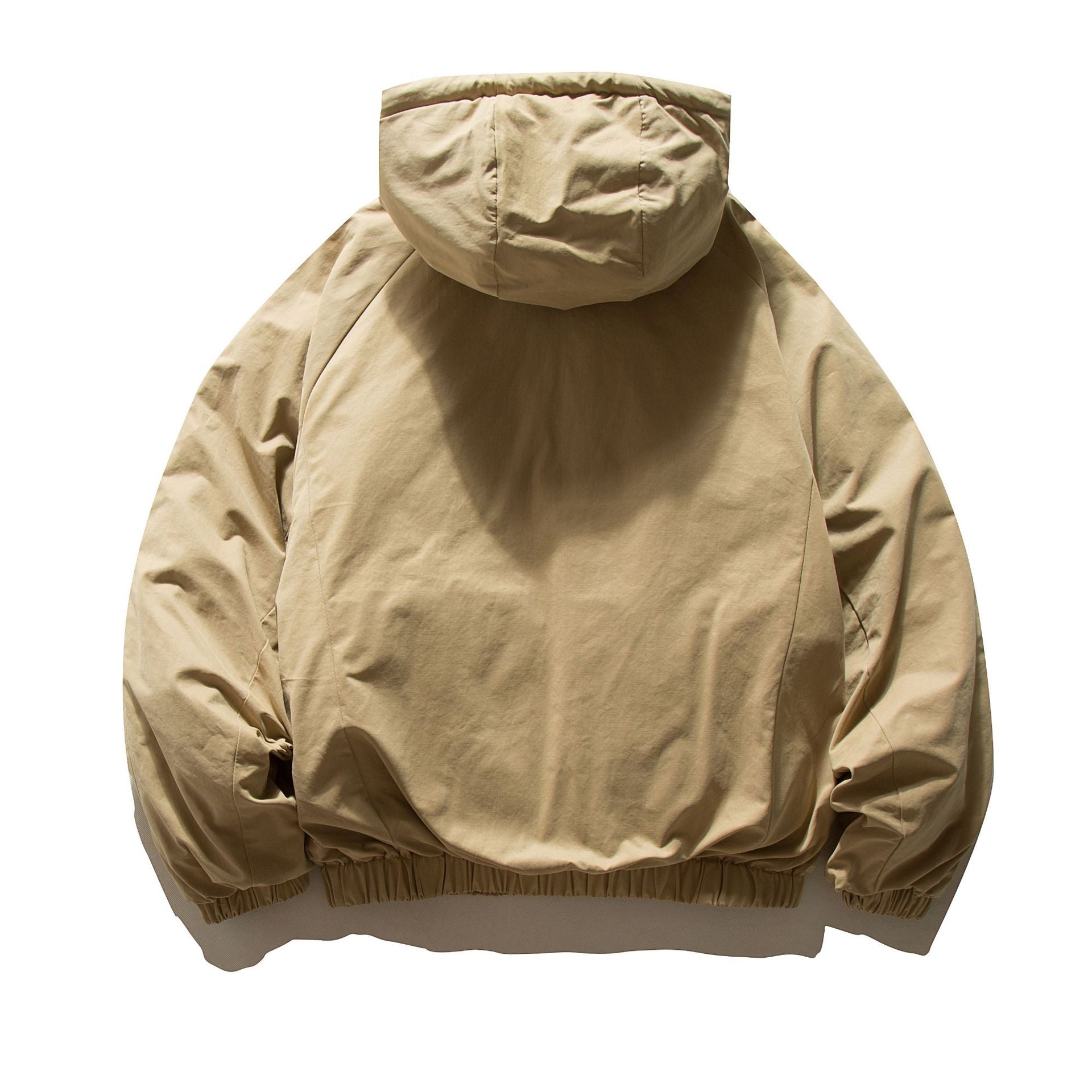 Unisex Oversized padded hoodie jacket with elastic hem and concealed pockets Chichicherry