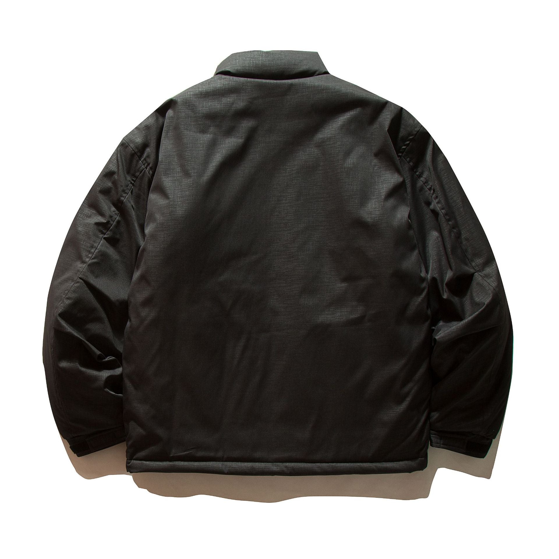 Unisex Boxy-filled Puffer jacket with high stand-up collar and utility pockets Chichicherry