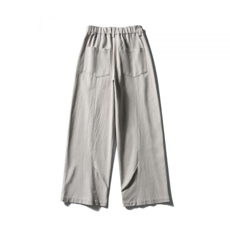 Women Wide High-Waist Culotte Pants made of structured cotton blend Chichicherry