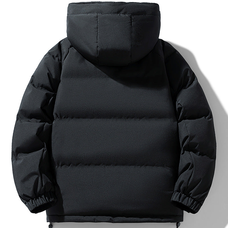 Men's Padded Urban Thermal Jacket with Quilted Look, High Stand Collar and Utility Pockets Chichicherry