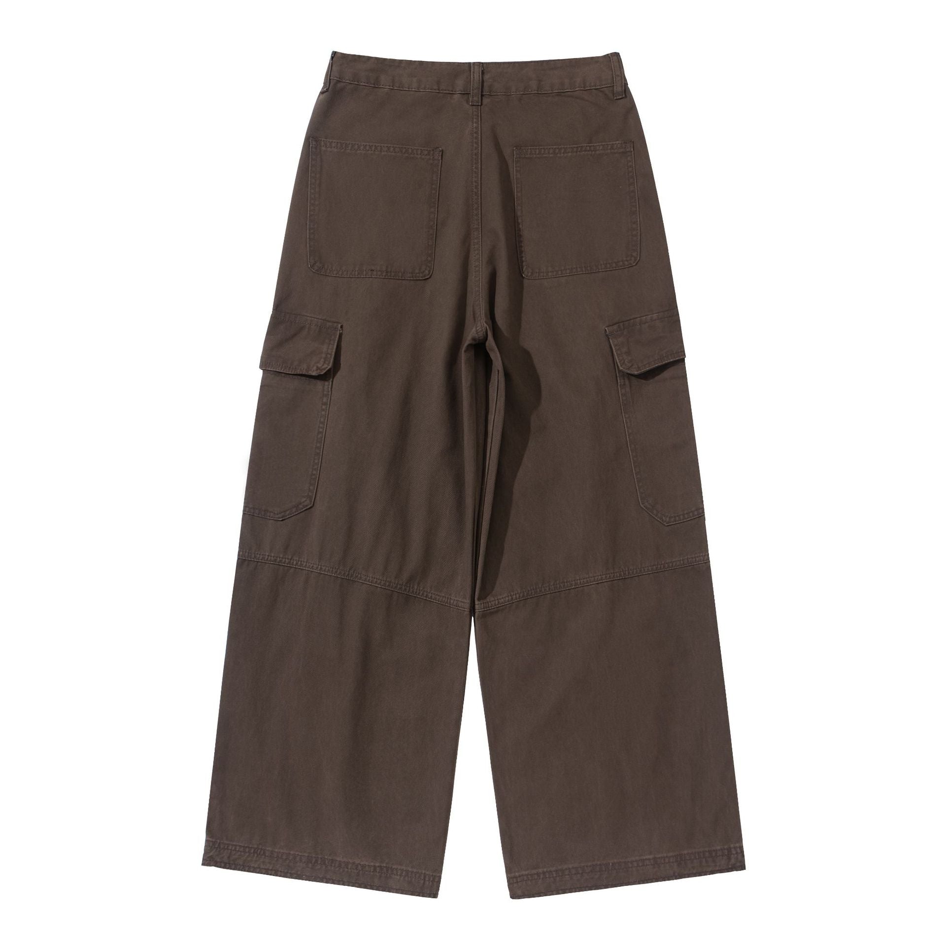 Women High-cut Cargo Culotte in Workwear Look with Box Pleats and Flap Pockets Chichicherry