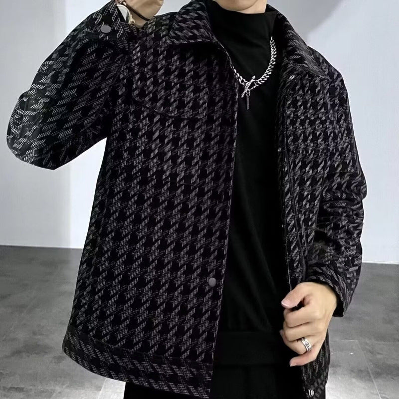 Herren Leichte Funktionsjacke mit Kapuze, wasserabweisender Mikro-Finish und Multifunktions-Taschen Chichicherry