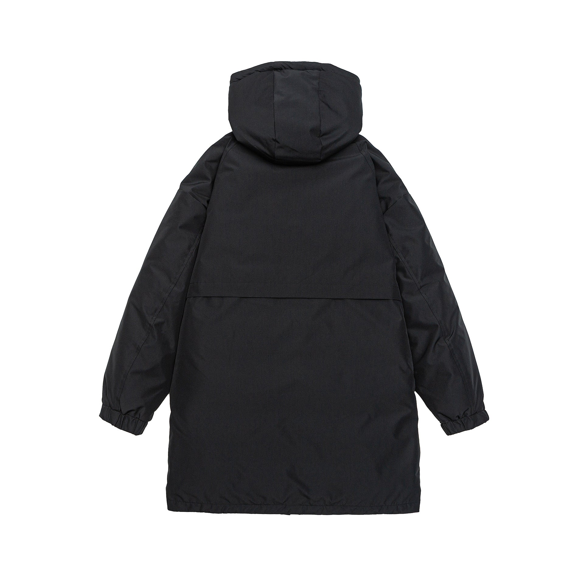 Men's warmer windproof parka with hood, quilted lining and front pockets Chichicherry
