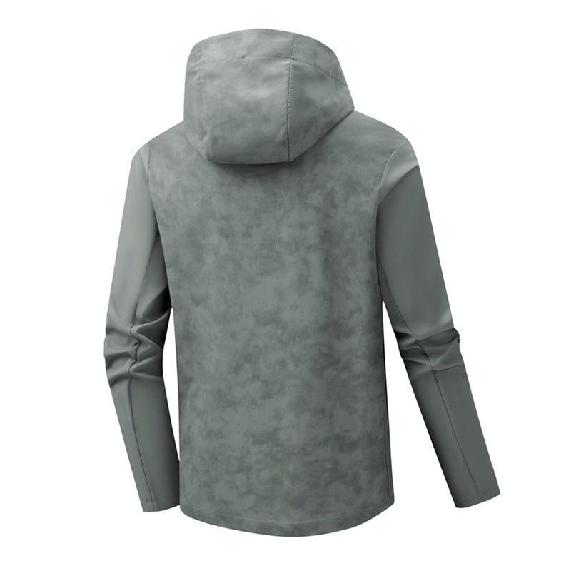 Men's Urban Softshell Hybrid with water-repellent coating, hood and chest zipper Chichicherry