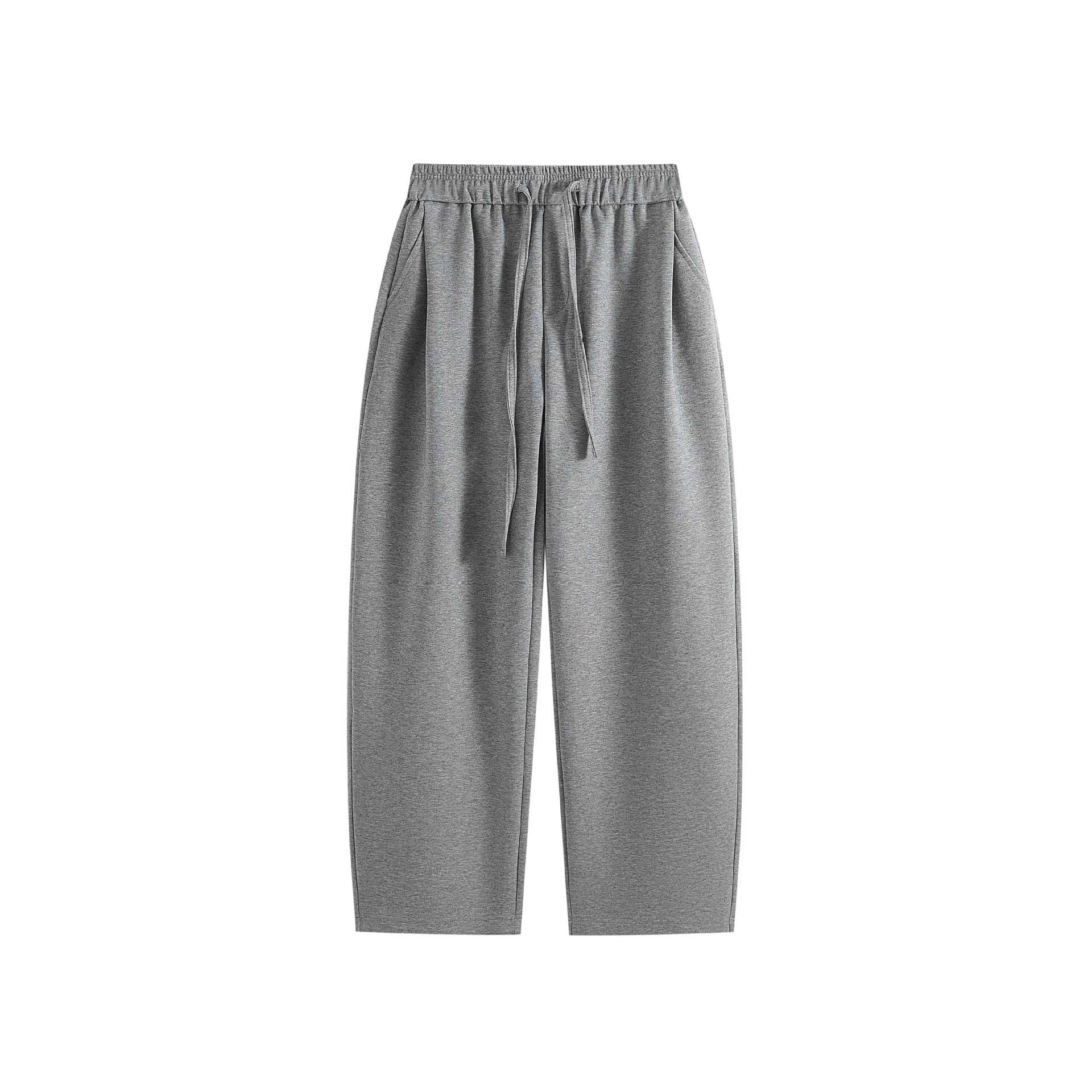 Women's Loose Jogging Pants made of Cotton Blend with Elastic Drawstring Waistband Chichicherry
