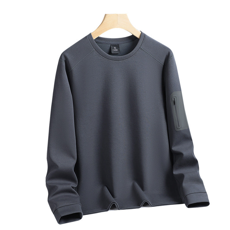 Men's Oversized Sweatshirt with contrasting side pockets and soft fleece lining Chichicherry