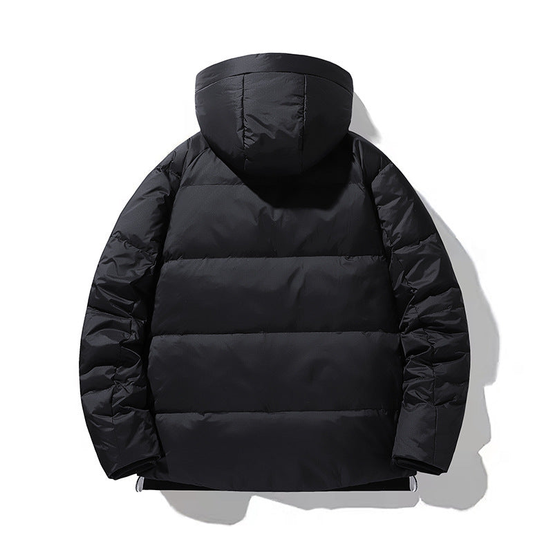 Men's quilted winter jacket with hood and thermal lining Chichicherry