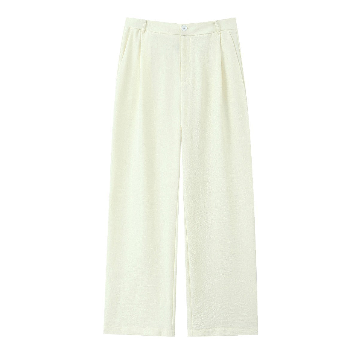 Women Light draping Highwaist Palazzo pants with wide leg and crease Chichicherry