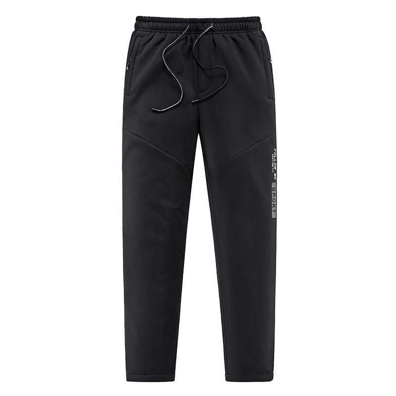 Men's Sportive Jogging Pants in Tapered Fit with Drawstring and Elastic Cuffs Chichicherry