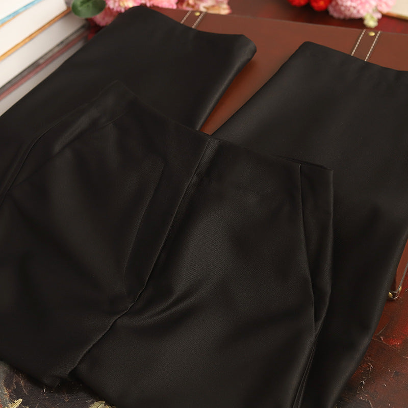 Women Elegant and Flowing Palazzo Trousers Drune
