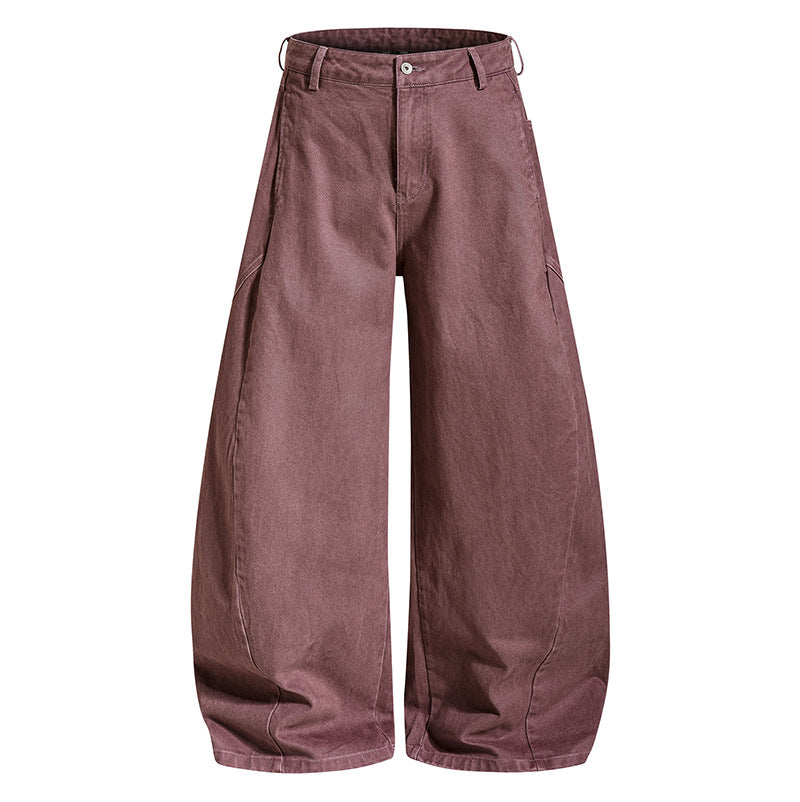 Women wide high-cut jeans culotte in balloon cut Chichicherry