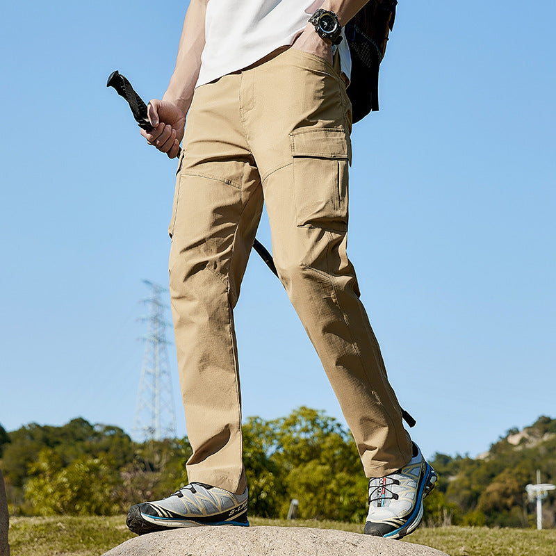 Men's Breathable Trekking Cargo Pants with Stretch and Multitude of Pockets Chichicherry