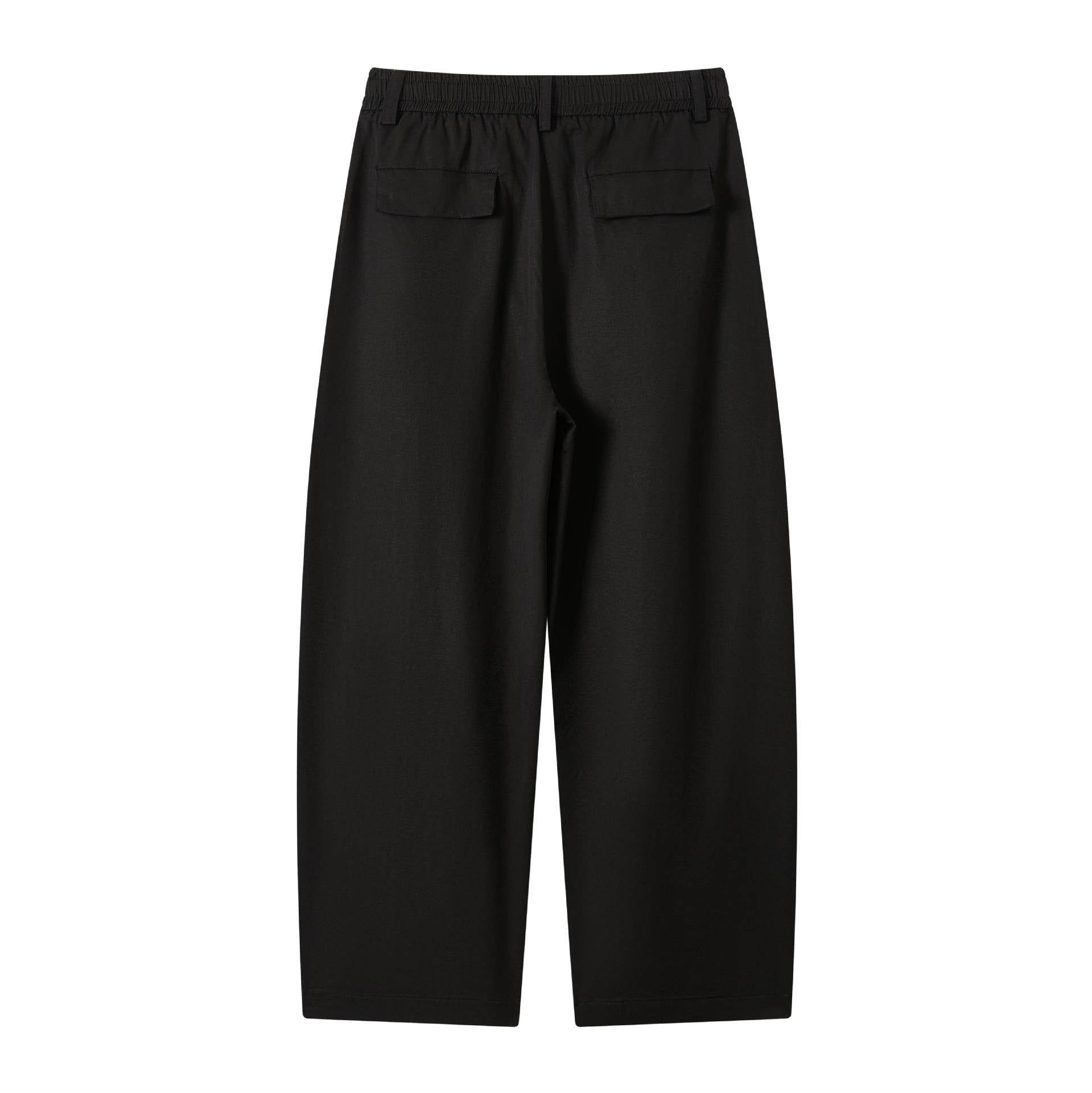 Women's wide culotte pants with elastic waistband and drawstring Chichicherry