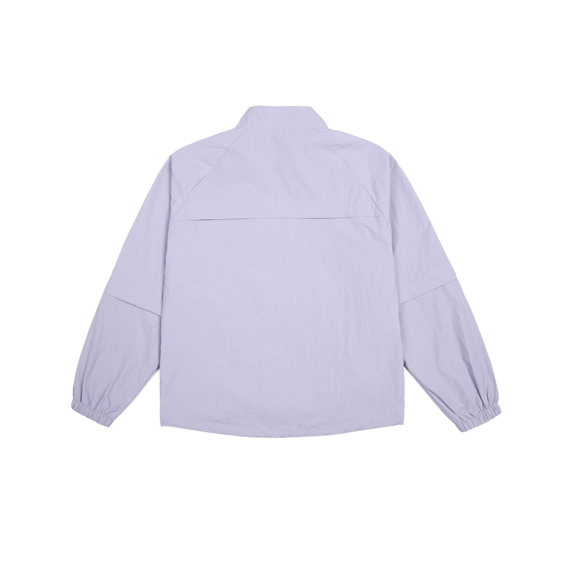 Men's lightweight ripstop overlay jacket with stand-up collar, chest pocket, and elastic cuffs Chichicherry