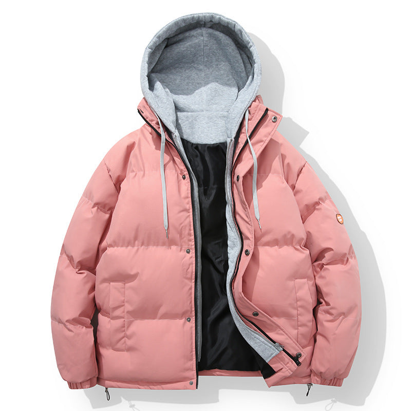 Men's padded quilted jacket with integrated hood layer and adjustable hem Chichicherry