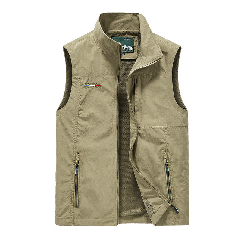 Men's Thermo Sleeveless Vest with Teddy Lining and Zipper Chichicherry