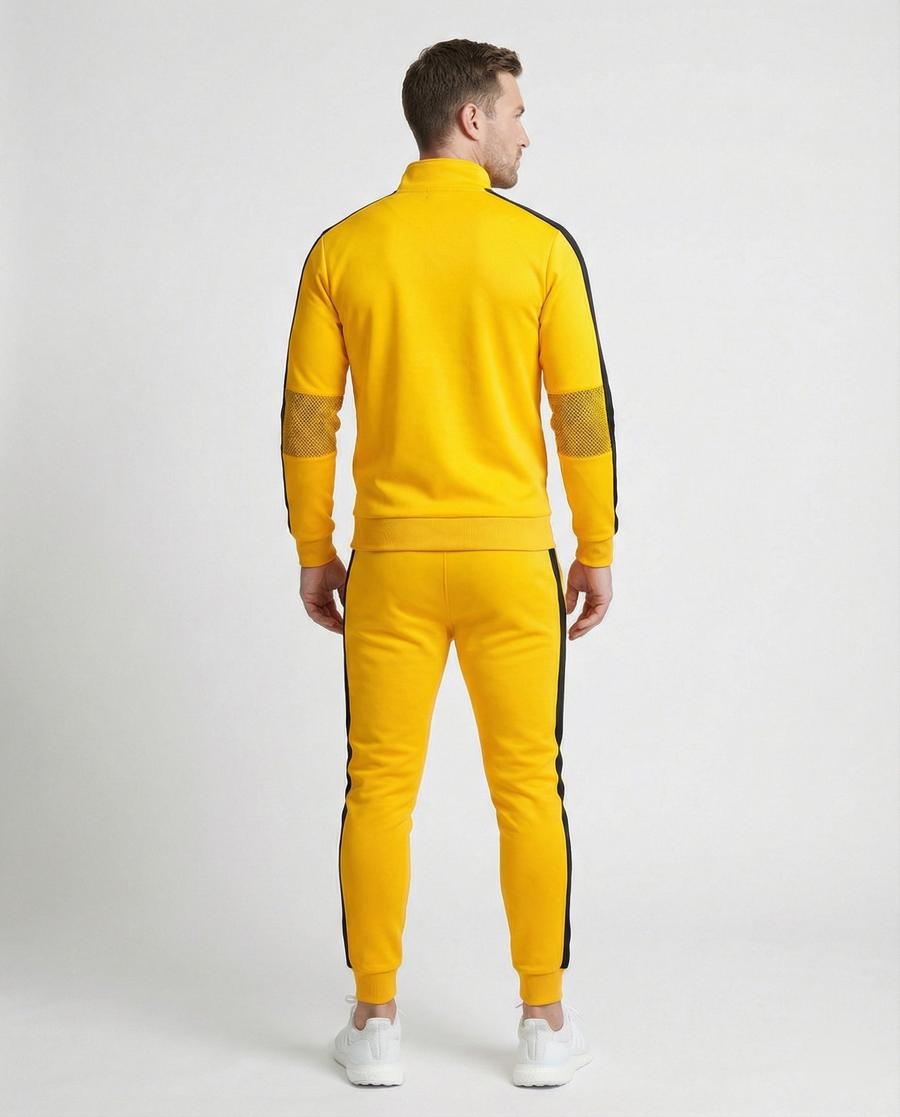 Men's Tracksuit Slim Fit with Stand-up Collar